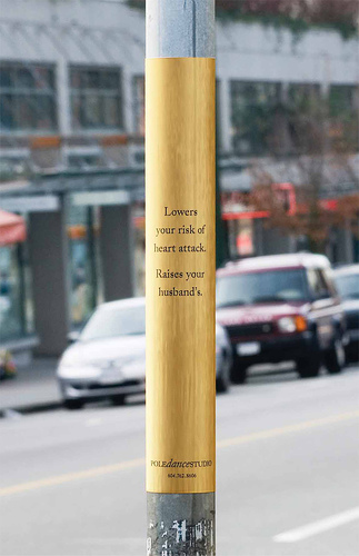 Pole Dancing Studio Werbung