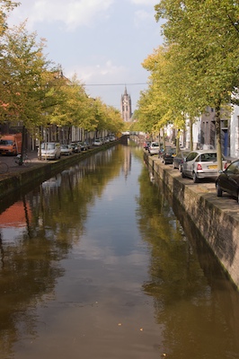 Die alte Kirche in Delft