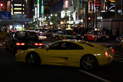 ein Ferrari in Roppongi