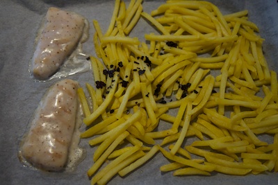 burnt food flakes
