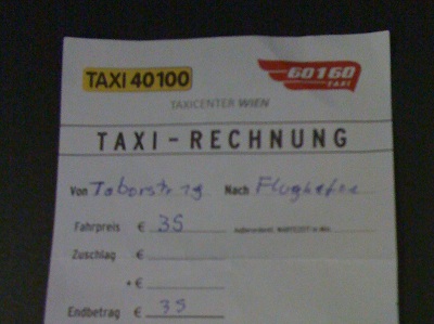 the taxi bill