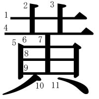 黄 Gelb